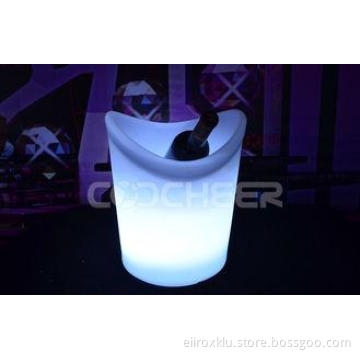 Customized Modern Eco-friendly Oval LED Ice Bucket recharge